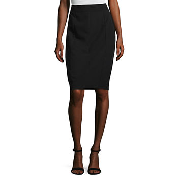 skirt pencil skirts jcpenney worthington pleated womens midi maxi