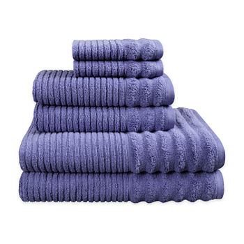 American Dawn Laflin 6-pc. Stripes Bath Towel Set