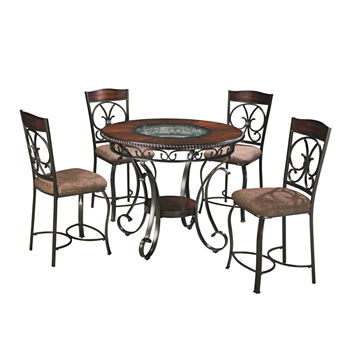 Signature Design by Ashley® Glambrey 5-Piece Counter Height Dining Set