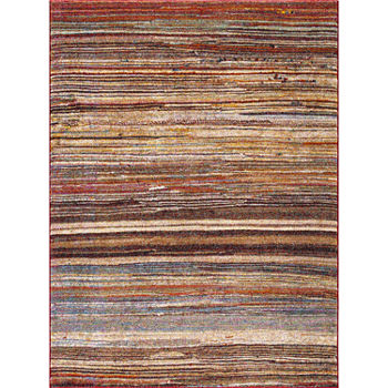 Concord Global Trading Diamond Collection Solstice Multi Area Rug