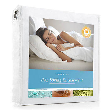 LINENSPA Waterproof Bed Bug Proof Box Spring Encasement Protector