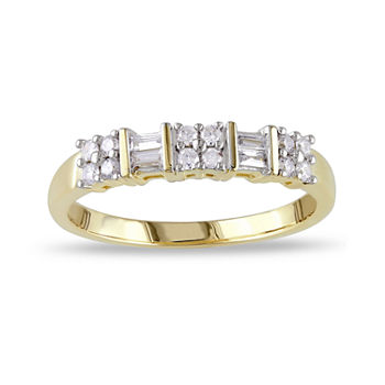 1/4 CT. T.W. Diamond 10K Yellow Gold Anniversary Ring