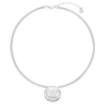 Monet Jewelry 17 Inch Omega Pendant Necklace