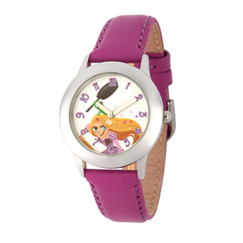 Disney Princess Girls Purple Strap Watch Wds000550