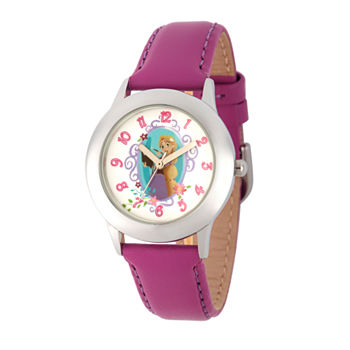 Disney Princess Girls Purple Strap Watch Wds000549