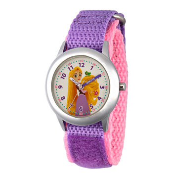 Disney Princess Girls Purple Strap Watch Wds000542