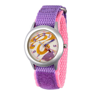 Disney Princess Girls Purple Strap Watch Wds000540