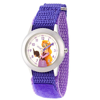Disney Princess Girls Purple Strap Watch Wds000543