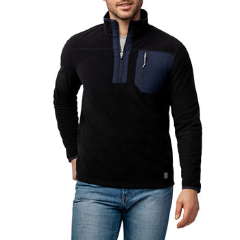 Free Country Mens Long Sleeve Mock Neck Top