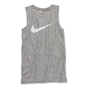 Nike Big Boys Round Neck Sleeveless T-Shirt