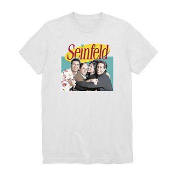 Seinfeld Cast Mens Crew Neck Short Sleeve Regular Fit Graphic T-Shirt