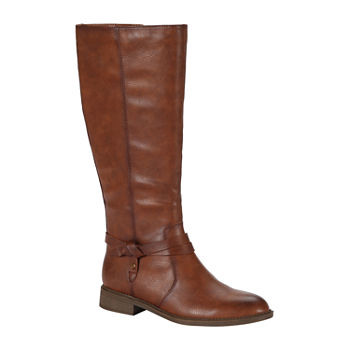 Frye and Co. Womens Gibson Flat Heel Riding Boots
