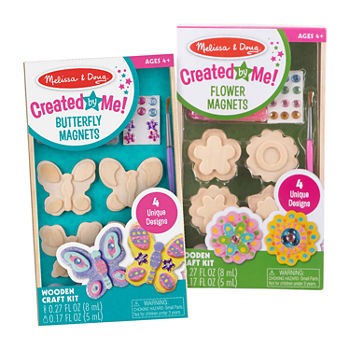 Melissa & Doug Dyo Magnets Bundle Flower And Butterfly