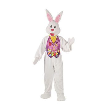 Super Deluxe Bunny Mascot Adult Costume Mens Costume