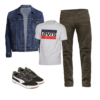 Levi's® Water<Less™ Mens 511, T-Shirt & Colusa Trucker