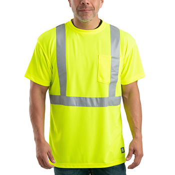 Berne Mens High Visibility Short Sleeve Safety Shirt