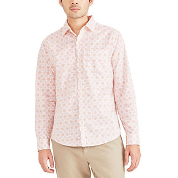 Dockers Signature Comfort Flex Mens Classic Fit Long Sleeve Button-Down Shirt