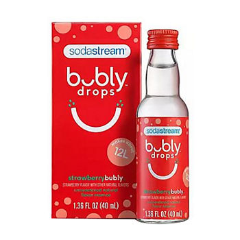 Soda Stream 1.36 Fl Oz Strawberry Bubly Drops Soda Maker