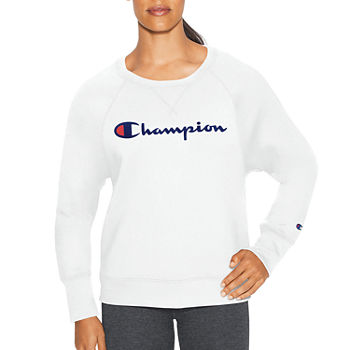 Champion Fleece Graphic Womens Crew Sweatshirt