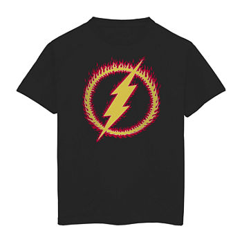 Little & Big Boys Crew Neck The Flash Short Sleeve Graphic T-Shirt