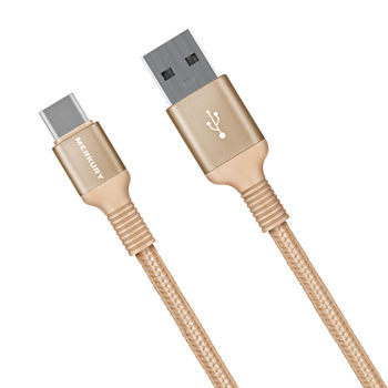 Merkury Champagne 5Ft USB C/Micro USB Cable