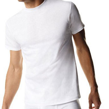 Hanes Fresh Iq Mens 5 Pack Short Sleeve Crew Neck T-Shirt-Big and Tall