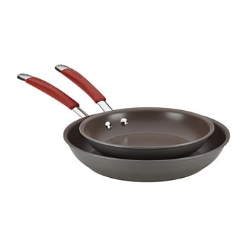 Rachael Ray® Cucina Twin-Pack Hard-Anodized Skillet Set