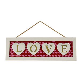 National Tree Co. 16" Valentine's Love Wall Sign