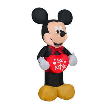 National Tree Co. 42" Pre-Lit Valentines Mickey Mouse Outdoor Inflatable