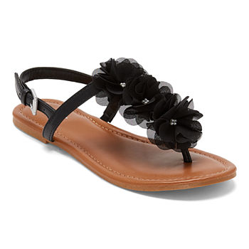 Mixit Womens Amie Adjustable Strap Flat Sandals
