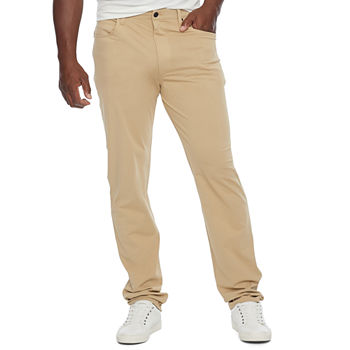 Stylus Mens Big and Tall Straight Fit Flat Front Pant