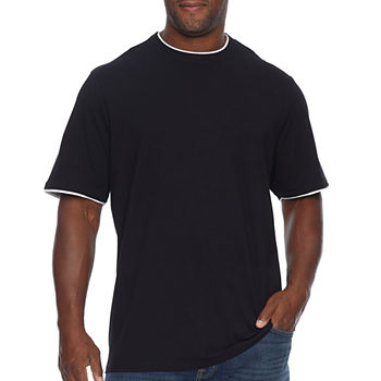 Shaquille O'Neal XLG Big and Tall Mens Crew Neck Short Sleeve T-Shirt