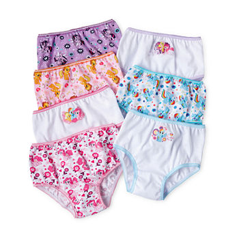 Little Girls My Little Pony 7 Pack Brief Panty