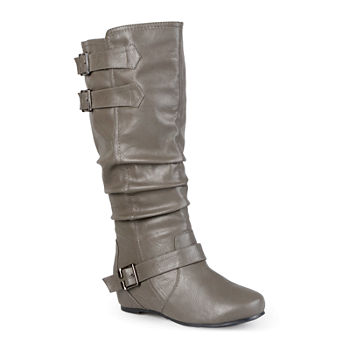 Journee Collection Womens Tiffany Extra Wide Calf Riding Boots