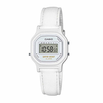 Casio Womens Digital White Strap Watch La-11wl-7apb
