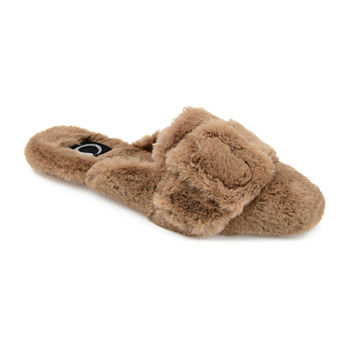 Journee Collection Eara Womens Slip-On Slippers