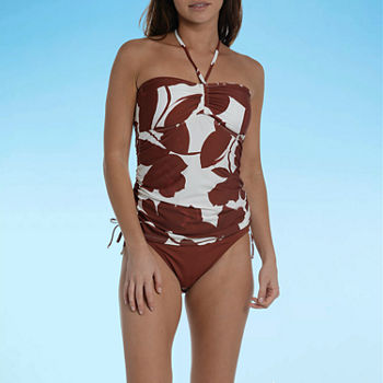 Mynah Leaf Tankini Swimsuit Top