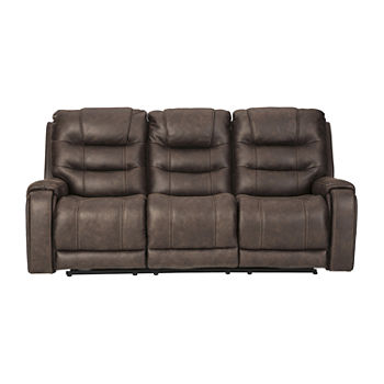 Signature Design by Ashley Yacolt Living Room Collection Pad-Arm Sofa