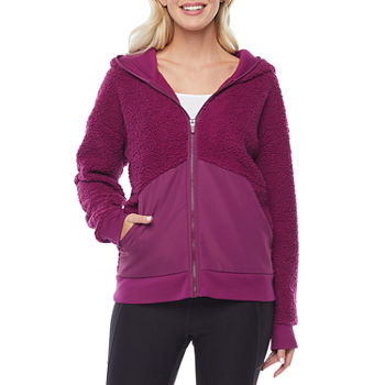 Xersion Womens Tall Hooded Midweight Jacket