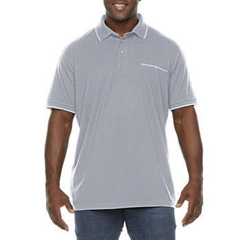 Shaquille O'neal XLG Big and Tall Mens Short Sleeve Polo Shirt
