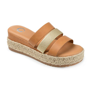 Journee Collection Womens Whitty Wedge Sandals