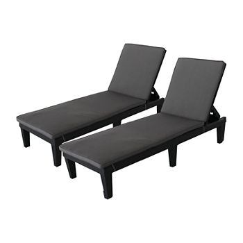 Oslo Outdoor Collection 1 Pair Patio Lounge Chair