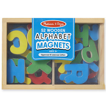 Melissa & Doug Magnetic Wooden Alphabet Set