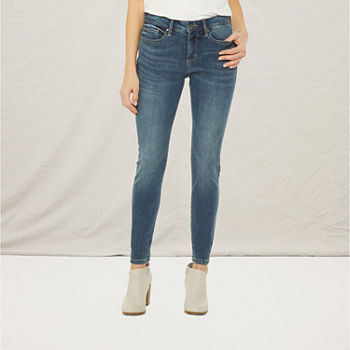 a.n.a Womens Mid Rise Skinny Jean