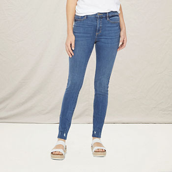a.n.a-Tall Womens High Rise Skinny Jean