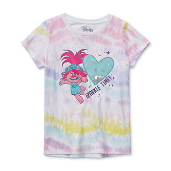 Shirts Tops Girls 4 6x For Kids Jcpenney - sale teal sparkle time crop top w adidas pants roblox