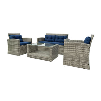 Terrazzo Outdoor And Patio Collection 4-pc. Conversation Set