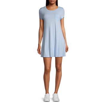 Arizona Adaptive Short Sleeve T-Shirt Dress Juniors