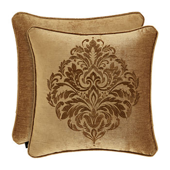 Queen Street Sarah 20 Inch Emb Square Throw Pillow