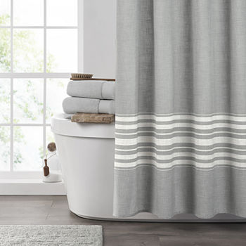 Fieldcrest Textured Stripe Shower Curtain